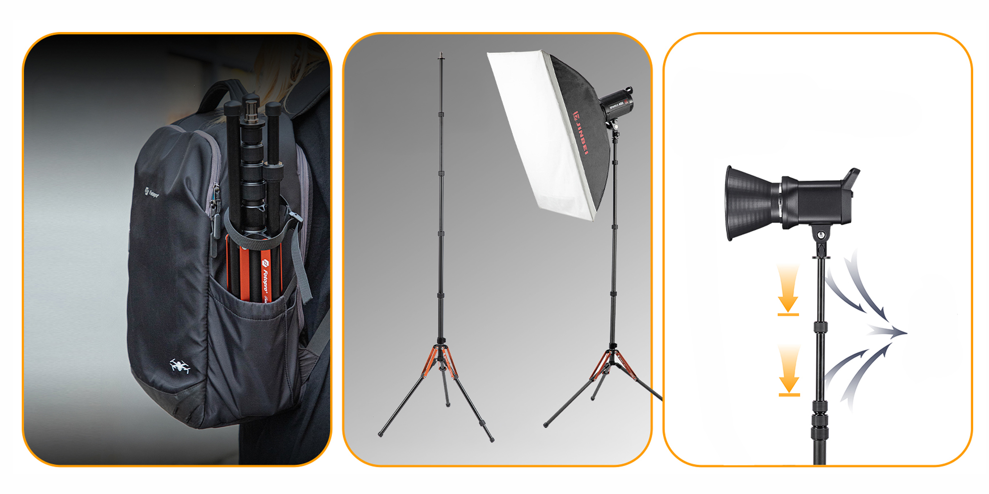 Statyw oświetleniowy Fotopro TR-02A